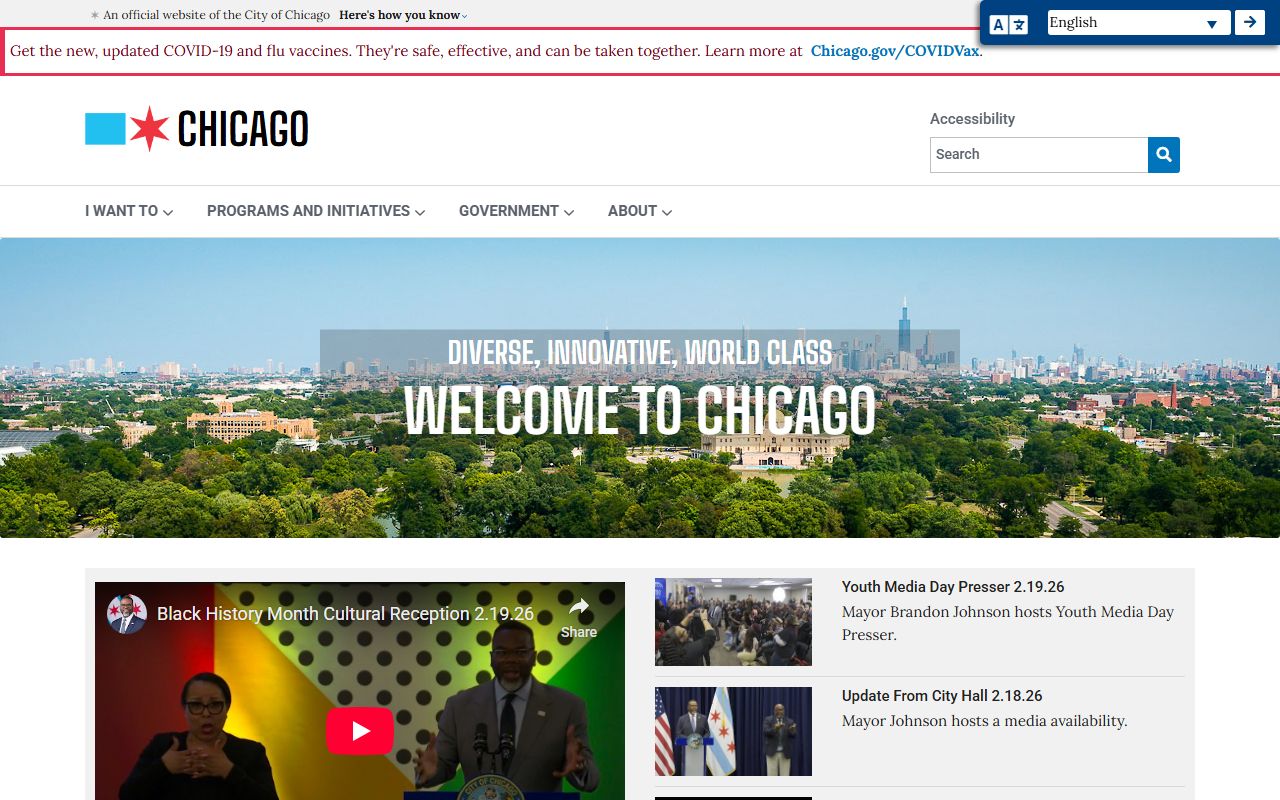 Chicago city portal for accessing DUI records and public information