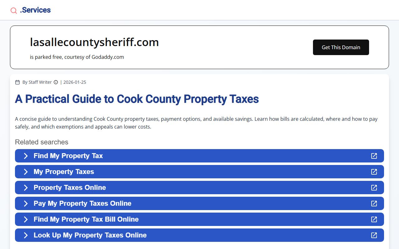 LaSalle County Sheriff DUI records and arrest information