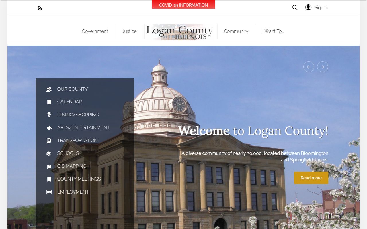 Logan County Circuit Clerk website for DUI records in Lincoln Illinois