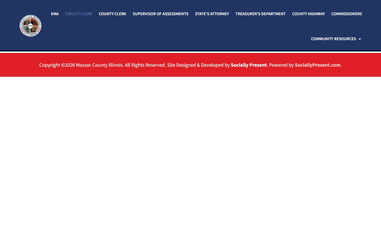 Massac County Circuit Clerk office for DUI records in Metropolis Illinois